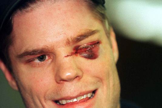 Ishockey, VM, förhands, Sverige Fredrik Modin med sitt