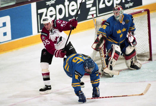 Nichlas Falk, och Ketih Primeau, Kanada