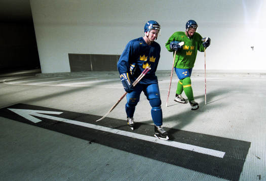 Ulf Dahlén och Peter Forsberg