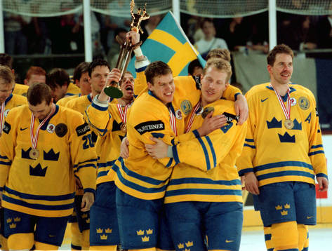 Sverige åker ärevarv med Jonas Bergqvist och Kim Johnsson