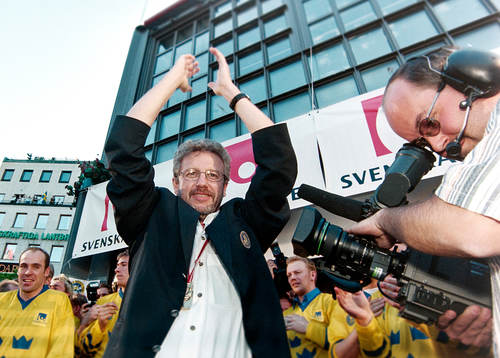 Kent Forsberg, förbundskapten, Sverige tar emot folkets