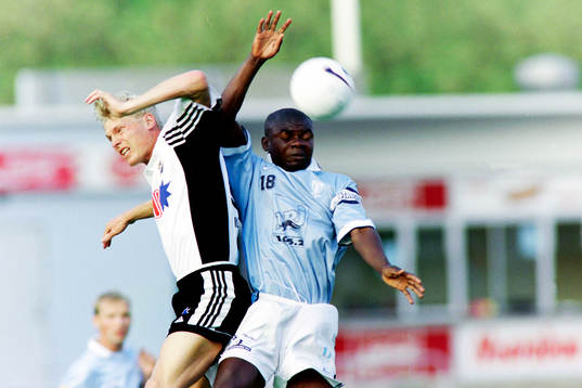 Mats Lilienberg, Halmstad och Mike Owusu, Malmö