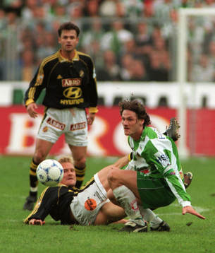 Petur Marteinsson, Hammarby och Anders Limpar och Johan