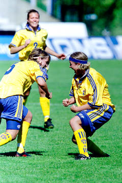 Victoria Svensson Sandell, Sverige jublar