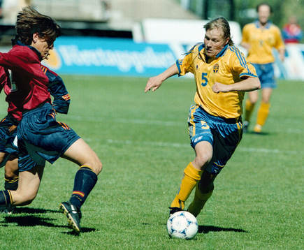 Bläddra bland fler bilder av Fotboll, VM-kval, damer, Sverige - Spanien, 3-1