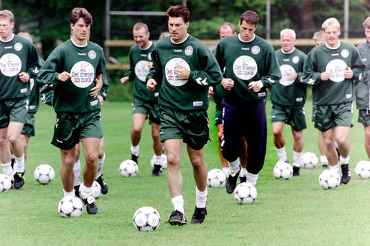Brian Laudrup och Michael Laudrup, Danmark