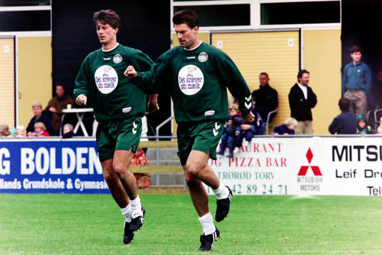 Brian Laudrup och Michael Laudrup, Danmark