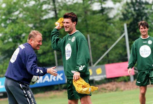Bo Johansson, förbundskapten Danmark, Michael Laudrup och