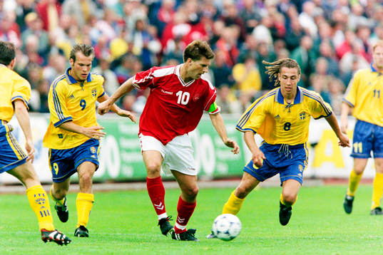 Michael Laudrup, Danmark mellan Fredrik Ljungberg och