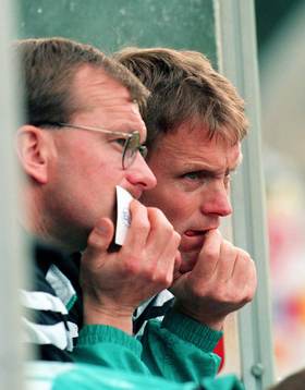 Stig Fredriksson och Torbjörn Nilsson, tränare