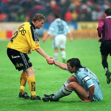 Daniel Ung, Elfsborg och Dejan Pavlovic. Malmö