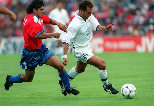 Francisco Rojas, Chile och Angelo Di Livio, Italien