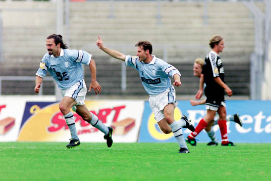 Dejan Pavlovic och Niklas Gudmundsson, Malmö jublar