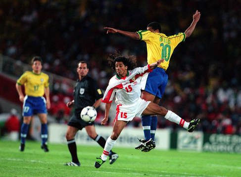 Rivaldo, Brasilien och Lahcen Abrami, Marocko