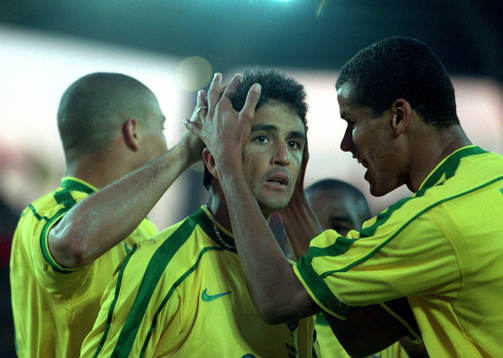 Ronaldo, Bebeto och Rivaldo, Brasilien