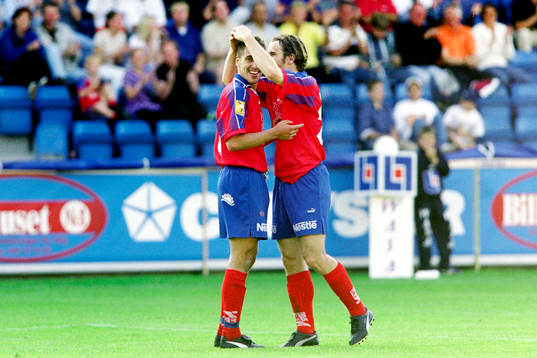 Magnus Powell och Arild Stavrum, Helsingborg jublar