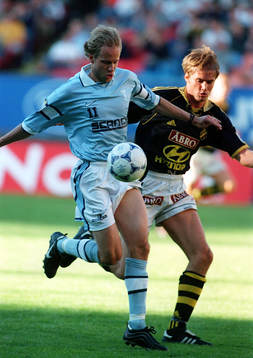 Niclas Kindvall, Malmö FF och Olof Mellberg, AIK