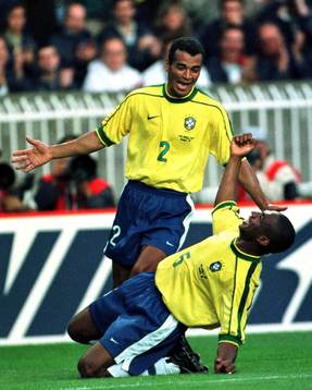 Cafu och Cesar Sampaio