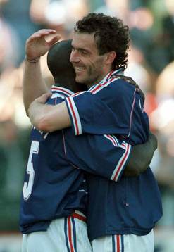 Lilian Thuram och Laurent Blanc