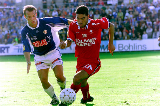 Fredrik Ljungberg, Halmstad och Hasan Cetinkaya, Norrköping