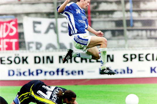 Michael Hansson, Trelleborg flyger över östers målvakt