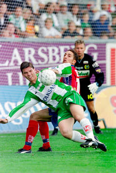 Johan Andersson, Hammarby och Magnus Powell, Helsingborg