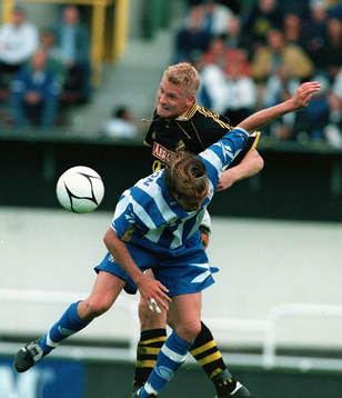 Joakim Persson och Johan Mjällby