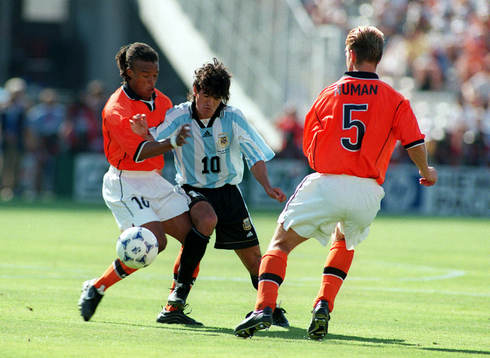Edgar Davids och Ariel Ortega