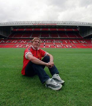 Jesper Blomqvist på Old Trafford