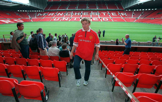 Jesper Blomqvist på Old Trafford