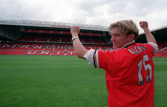 Jesper Blomqvist  på Old Trafford
