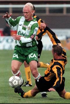 Häcken - Hammarby 4-3, Christer Fursth hoppade in, men
