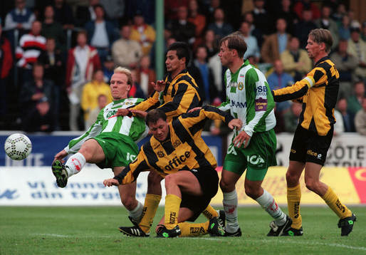 Mikael Andersson och Hans Berggren, Hammarby Johan Lind,