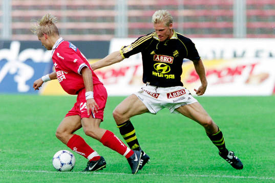 Martin Åslund, Norrköping och Johan Mjällby, AIK