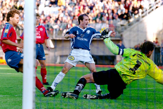 Magnus Arvidsson, Trelleborg framför helsingborgs målvakt