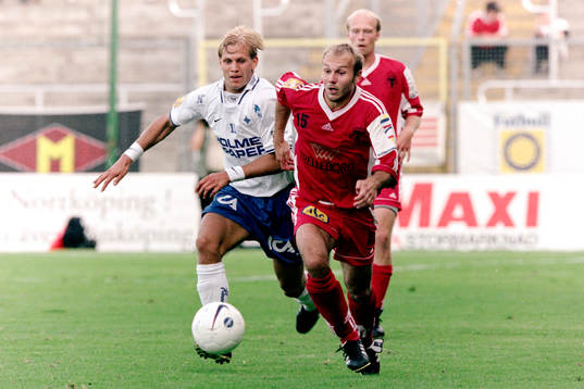 Tommi Grönlund, Trelleborg med norrköpings Martin Åslund