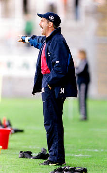 Olle Nordin, tränare i Norrköping