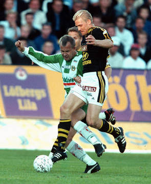 Kaj Eskelinen och Johan Mjällby