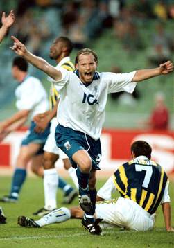 Joakim Persson, IFK Göteborg jublar