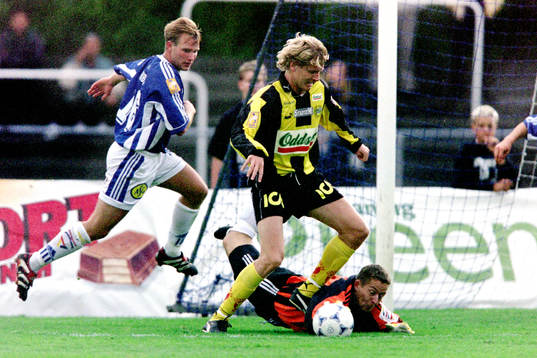 Patrik Andersson, Hammarby framför trelleborgs målvakt