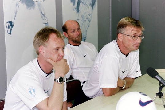 Lasse Larsson, Thomas Sjöberg och Roland Andersson,
