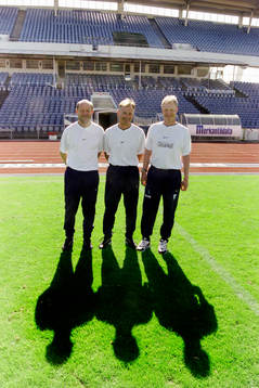Thomas Sjöberg, Roland Andersson och Lasse Larsson, Malmö