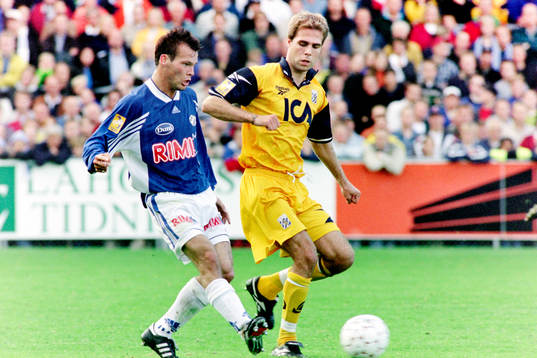 Fredrik Ljungberg, Halmstad och Teddy Lucic, Göteborg