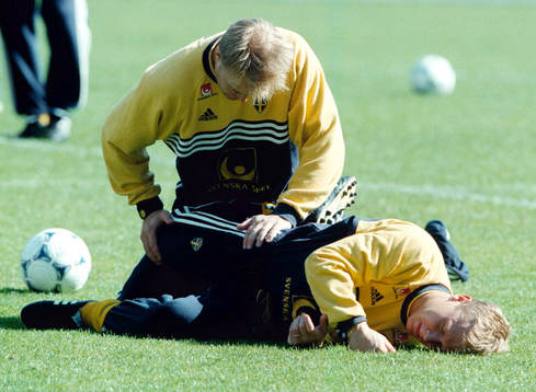 Pär Zetterberg, Sverige får massage
