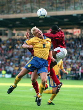 Johan Mjällby och Paul Ince