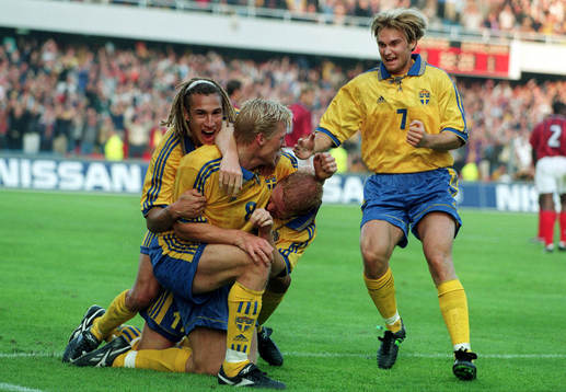 Henrik Larsson (Henke Larsson), Johan Mjällby, Jörgen