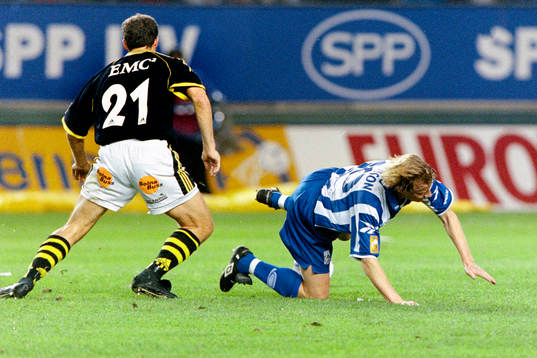 Hans Bergh, AIK och Stefan Pettersson, Göteborg