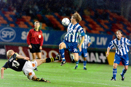 Johan Mjällby, AIK och Stefan Pettersson, Göteborg
