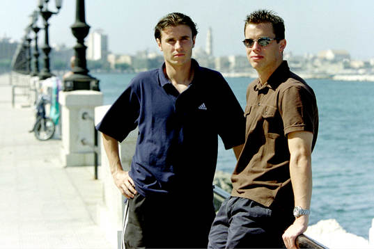 Yksel Osmanovski och Daniel Andersson, Bari