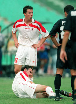 Daniel Andersson och Yksel Osmanovski, Bari